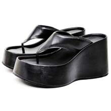 DUBUY 2100FG Women's Flip-Flop Sandal Clog - 黑色 - 查看 1