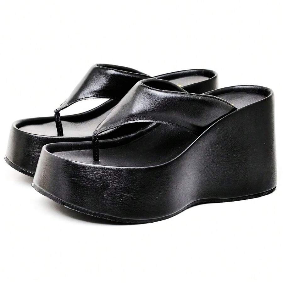 DUBUY 2100FG Women's Flip-Flop Sandal Clog - 黑色 - 查看 1