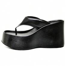 DUBUY 2100FG Women's Flip-Flop Sandal Clog - 黑色 - 查看 4