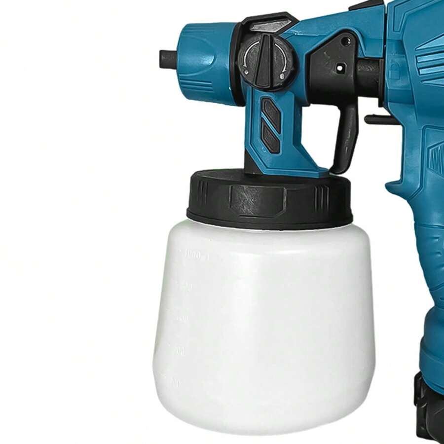Professional Spray Sprayer With 3 Nozzles And Extra Battery 1000ml 21v Bivolt - Xanh đậm - Xem 1