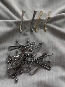 12 Stück neue U-förmige Jeans mit Tailleklammer, Taillenumfang reduziert, Straffungswerkzeug, nagelfrei, verstellbar, befestigt, unsichtbare Spange für Halloween