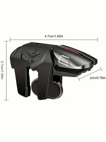A Foldable 4-In-1 Multifunctional Mobile Game Controller And A Pair Of Intelligent Mobile Game Controller Triggers - Enhance Your Gaming Experience With Sensitive Shooting Target Buttons, Six-Finger Flexibility, And Smooth Operation - Ideal For Mobile Phone Gamers Seeking Precision And Control