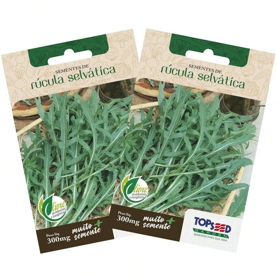 2X TOPSEED Wild Arugula Seeds - 杏色 - 查看 1