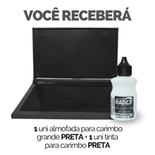 High Yield Refillable Ink And Stamp Pad - Choose Your Kit - G Cushion + Black Ink - View 2