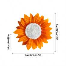 Decoración de vela perfumada con forma de margarita y girasol - Multicolor - Ver 8