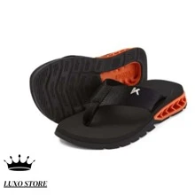 KNR Eliti L7nnon Flip Flops For Men And Women From 33 To 44 - ĐEN/CAM - Xem 2