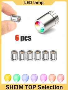 100pcs LED Electronic Lights, Handmade Creative Parts, Plastic Small Color Lights, DIY Flashing Light Bulbs, Luminous Decoration, Mini Battery Powered LED Party Lights, Used For Paper Lanterns, Floral Decoration, Indoor And Outdoor Terraces, Wreaths, Gardens, Weddings, Parties, Multi-Color 50pcs24pcs/12pcs/6pcs/1pc(Seven Color Slow Flashing)