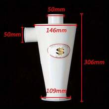 Industrial Dust Collector 306 X 146 Mm Plastic Cleaners Filter Dust Separation Vacuums Dust Collector - 1PC - View 2