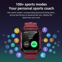 LOKMAT Ocean Max 运动智能手表坚固健身防水智能手表心率监测器全触屏手表 - 彩色 - 查看 4