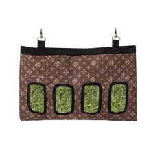 1 件装大容量干草袋，用于喂养兔子、仓鼠、小宠物、豚鼠悬挂式草料喂食袋 - 彩色 - 查看 8