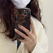 苹果高端玳瑁豹纹软手机壳适用于 14 Pro Max/ 15 Pro/ 12 Pro/ 13 Pro Max/ XS Max/ XR，复古保护套防水防震防摔防刮 - 彩色 - 查看 5