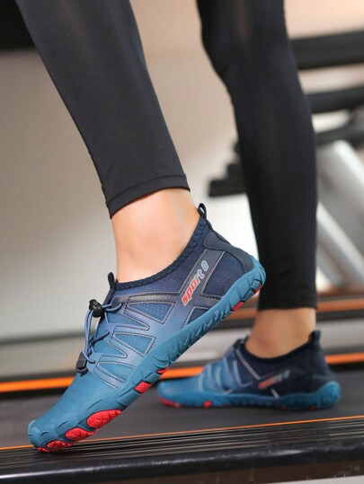 Scarpe sportive sfumate da uomo, traspiranti, leggere e antiscivolo, adatte per fitness, passeggiate all'aperto, allenamenti e attività acquatiche