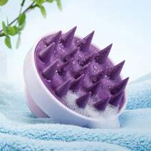 1pc Scalp Massager Shampoo Brush Scrubber With Soft Silicone For Hair, Wet & Dry Use, Soft Silicone Massage Shampoo Brush, Shampoo Comb Scalp Massager, Scalp Care Brush For Scalp Care, Suitable For Men, Women,, Hair Brush, Comb, Hair Tools, Hair Products And Accessories For Barber Salon Beauty Back To School, Travel Holiday Essentials, Hair Accessories For Women, Hair Brush, Brush Hair Brush Set, Comb Hair, Comb For Curls, Detangling Brush, Hair Brush For Women, Barber, Barber Accessories, Barbershop, Hairdressing Equipment - Multicolor - View 9