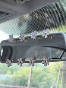 8件套金属花朵汽车内饰装饰配件，后视镜和仪表盘装饰 - 均碼 - 查看 15