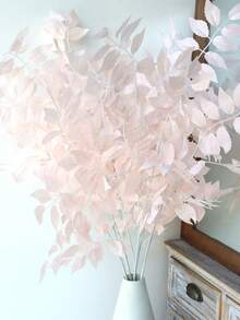 1 件 98 厘米人造喇叭花叶子，经典独特长茎假植物叶子，适用于婚礼派对/家居装饰/节日装饰 - 彩色 - 查看 7