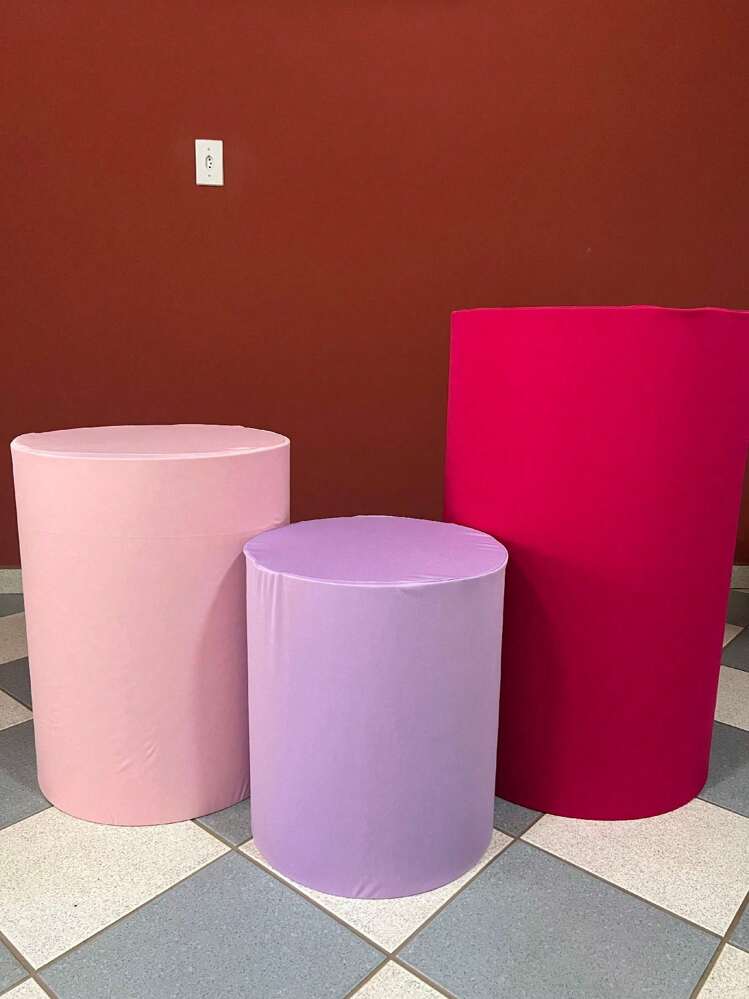 Cylinder Trio Cover Kit Easy Dress Party Decoration - Various Colors - 粉紅色 - 粉紅色 - 萊拉 - 查看 2