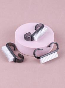 10pcs/50pcs Small Black Nail Brush, Nail Dust Cleaner Brush, Multi-Function Nail Art Brushes - Black - View 6