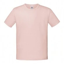 Camiseta icónica de Fruit of the Loom para niños/niñas (rosa polvo) - Rosa en polvo - Ver 1