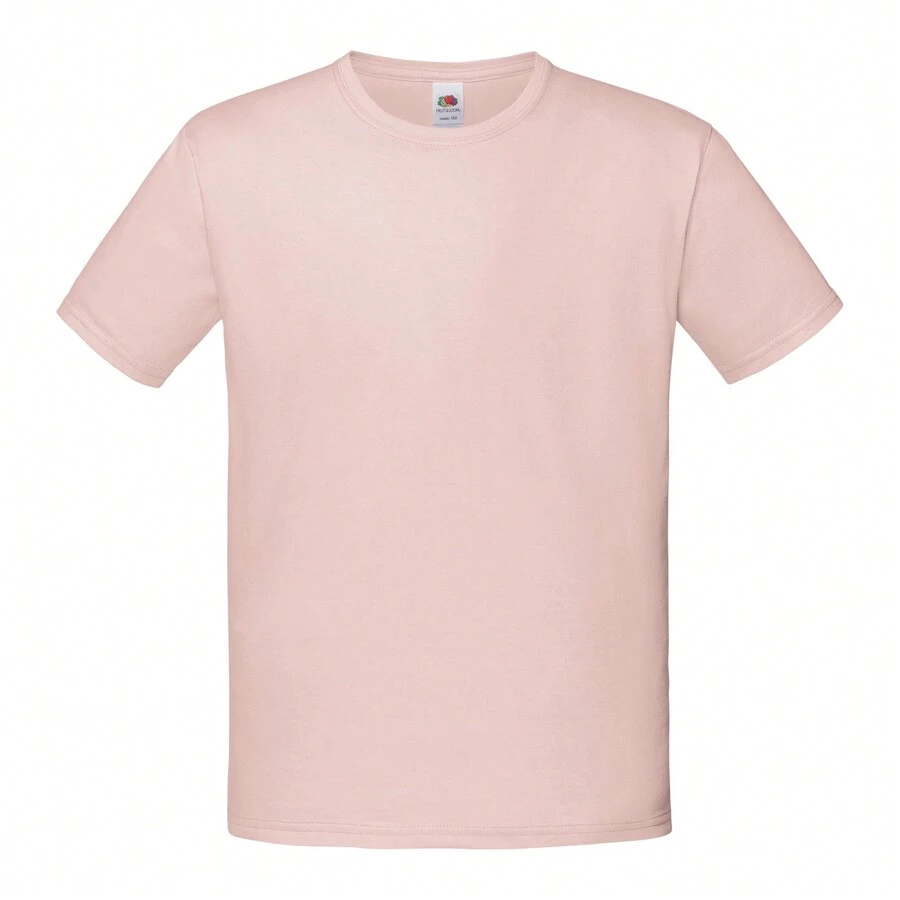 Camiseta icónica de Fruit of the Loom para niños/niñas (rosa polvo) - Rosa en polvo - Ver 1