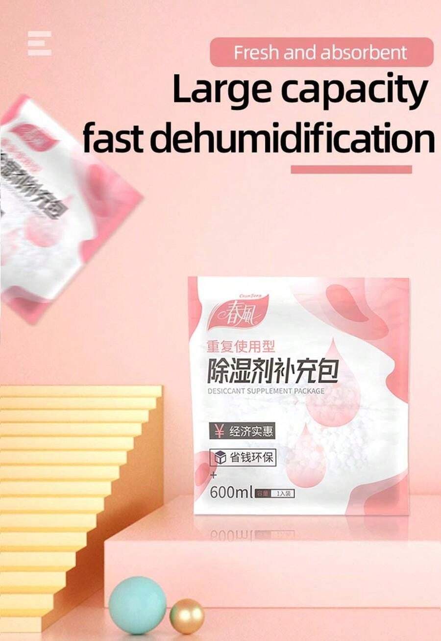 Lot De 2 Déshumidificateurs Voiture 200g Réutilisables - Change De Couleur Bleu/rose, Absorbe Condensation Et Humidité