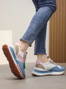 Women's Comfortable Walking Shoes, Breathable Lightweight Fashionable Platform Casual Sneakers - Multicolor - View 4