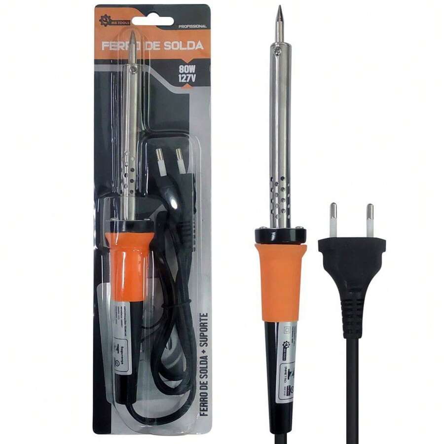80w Professional Soldering Iron - 127v With Stand - Inmetro Ready For Delivery Brazil - 查看 1