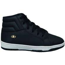 Women's High-Top Booties, Gym, Casual, Sporty And For Work, Light And Comfortable - Đen và trắng - Xem 1