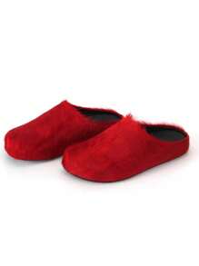 New Fluffy Slip-On Slippers, Autumn Winter Thick Bottom Casual Indoor&Outdoor Home Wear