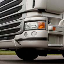 2PCS Truck Bumper Stickers Vinyl Decals Auto Tuning Accessories For Scania R Series Heavy Big Trucks Semi Trailer - 65x13.5cm/25.59x5.31inch - View 3