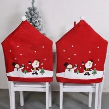 2/4 Vỏ bọc ghế Giáng sinh, Thiết kế mũ ông già Noel - Trang trí nhà hàng và khách sạn ngày lễ, Thiết bị và vật tư phục vụ thực phẩm, Vỏ bọc ghế trang trí Giáng sinh, Vỏ bọc ghế co giãn, Đám cưới, Sự kiện tiệc tùng, Lễ, Tiệc chiêu đãi, Tiệc, Trang trí hội nghị, Vỏ bọc ghế ăn, Trang trí Giáng sinh, Trang trí nhà cửa, Vật dụng Giáng sinh - Vỏ bọc ghế Giáng sinh cho nhà hàng/Quán cà phê, Giáng sinh - Bộ ghế người tuyết ông già màu đỏ - Xem 1
