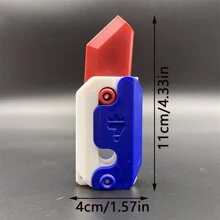 Rekwisieten speelgoed, grap magisch plastic intrekbaar mes, grap grap rekwisieten mes, enge truc nep grappig, Kerstmis