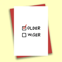 Biglietti d'auguri divertenti e commoventi per compleanni, ringraziamenti e amicizia - con buste, perfetti per riunioni di classe e celebrazioni per anziani - regalo unico per i migliori amici - Rosso - Visualizzare 7