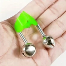 5pcs/10pcs Fishing Bells Alarms, Anti-Drop Spiral Rod Bells, Night Glow Rod Fishing Alarms With Self-Luminous Clip, Fishing Gear & Accessories