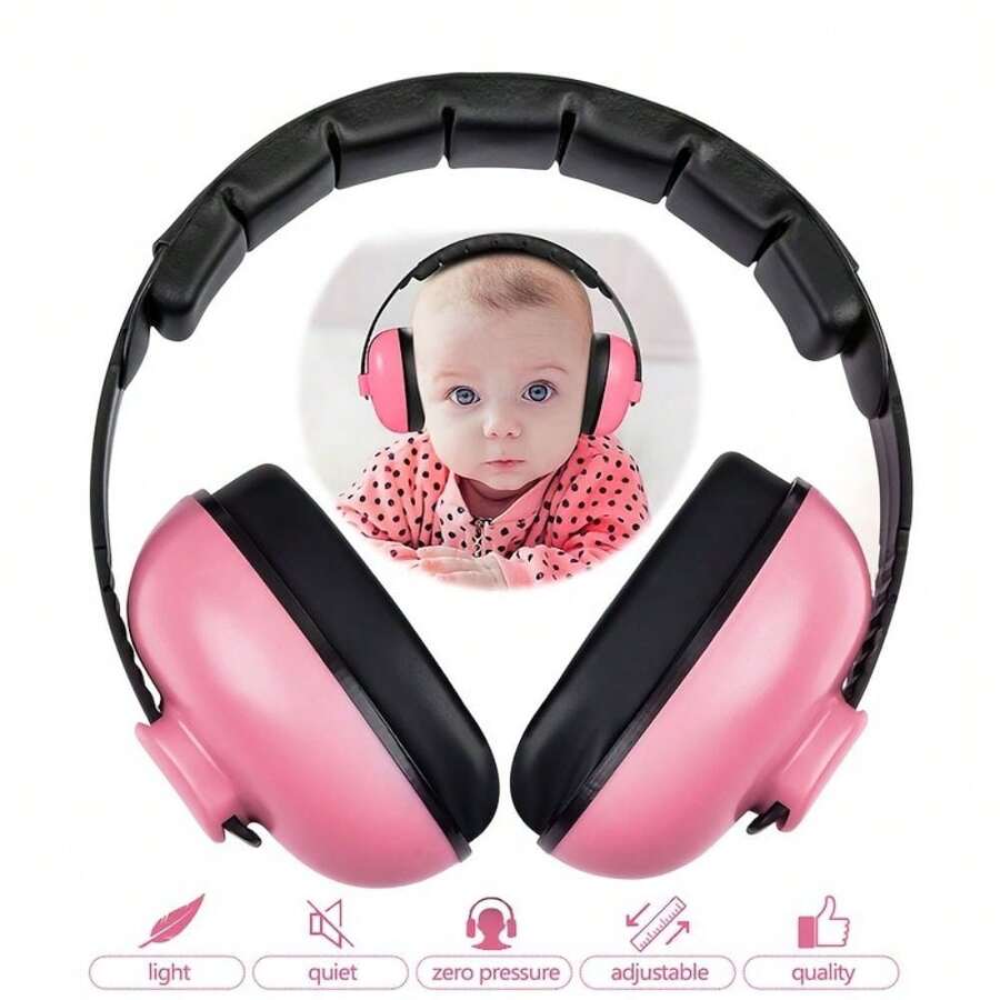 1pc Baby Ear Muffs Noise Cancelling Headphones For Infants, Safe