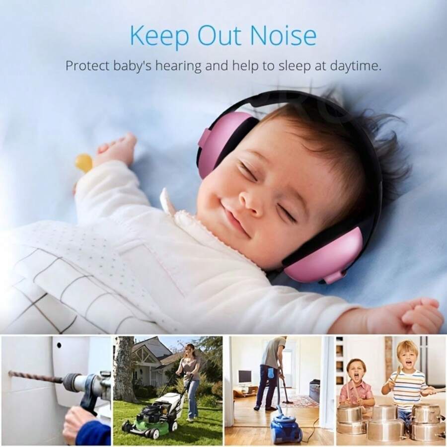 1pc Baby Ear Muffs Noise Cancelling Headphones For Infants, Safe