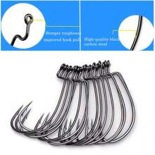 Fishing Treble Hooks, High Carbon Steel Fishing Hooks Kit, Sharp & Round Bend Fishing Treble Hooks For Catfish Lures Baits Bass Fishing Accessories