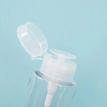 Acetone Holder With Lock Valve 120 Ml Pink/White Manicure Salon