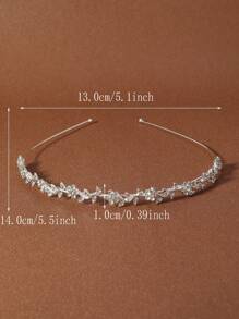 1pc Elegant Floral Design Headband Casual Fashion Hair Accessory For Party/Wedding,Hairband,Hair Hoop Headbands Head Accessories