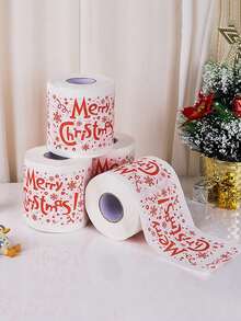 1 cuộn giấy vệ sinh in hình ông già Noel vui vẻ vào dịp Giáng sinh - Giấy ăn trang trí phòng tắm - Quà tặng mới lạ cho ngày lễ Giáng sinh - Vật trang trí theo mùa cho nhà cửa vào dịp Giáng sinh và năm mới, Nhà bếp, Phòng tắm, Nhà cửa, Nhà cung cấp đồ gia dụng - Nhiều màu - Xem 5