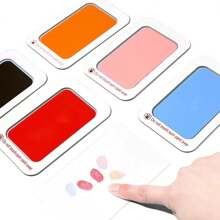 1 Pet Paw Print Commemorative Gift, Non-Contact Ink Pad For Safety Footprints, Handprints, And Pet Print Stamps, Black Ink Color - Black - View 4