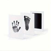 1 Pet Paw Print Commemorative Gift, Non-Contact Ink Pad For Safety Footprints, Handprints, And Pet Print Stamps, Black Ink Color - Black - View 3