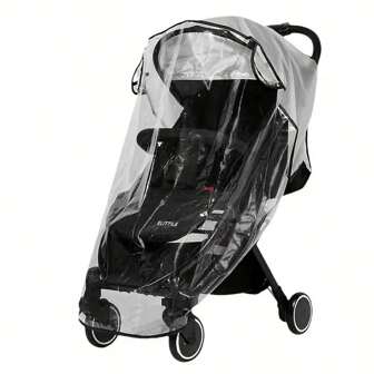 Universele regenhoes voor de kinderwagen - Waterdichte en winddichte
weerbescherming, dik en duurzaam, stof- en sneeuwdicht, ademend gaas voor
helder zicht