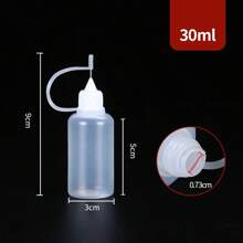 5 PCS Spiked Bottle Squeeze Plastic Bottle Syringe Bottle L 5/10/15/20/30/50/100/120ml Liquid Dispensing Bottle Drip Bottle Dispensing Jug Home Bathroom Decor Fall Decor Back To School - Multicolor - View 12