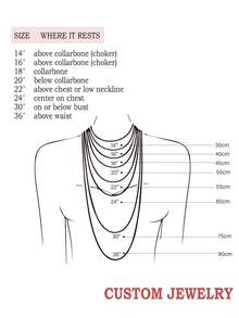 1 件个性化名字项链，带盒子链，定制名字日常项链，情人节礼物，生日派对礼物，伴娘礼物，圣诞节礼物，母亲节礼物，送给她的礼物 - 金色 - 查看 5