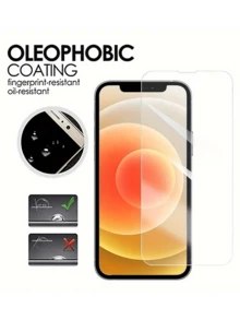 Bộ 5 miếng dán màn hình trong suốt độ phân giải cao của Apple, chống trầy xước, chống bám vân tay, tương thích với iPhone 11/12/13/14/15/16/17 - Trong sáng - Xem 4