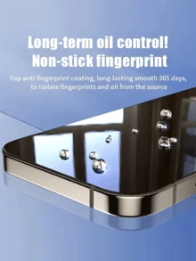 Bộ 5 miếng dán màn hình trong suốt độ phân giải cao của Apple, chống trầy xước, chống bám vân tay, tương thích với iPhone 11/12/13/14/15/16/17 - Trong sáng - Xem 5