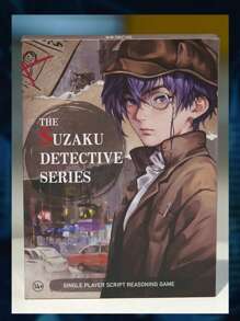 Suzaku Detective Series - Classic Mystery Puzzle Game For Adults 14+ By A&B GAMES: Single Player Script Reasoning Adventure, Boxed Set With Cards And Accessories To Solve  Cases - Black - View 4