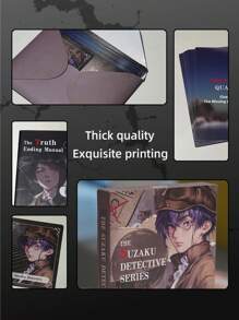 Suzaku Detective Series - Classic Mystery Puzzle Game For Adults 14+ By A&B GAMES: Single Player Script Reasoning Adventure, Boxed Set With Cards And Accessories To Solve  Cases - Black - View 7