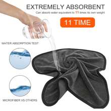 1 pezzo Panno per pulizia auto in microfibra chenille, assorbente e senza aloni, panno per dettagli auto