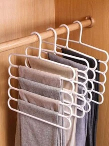 10pcs Multifunctional 5-Tier Plastic Scarf Holder Organizer Rack, Non-Slip Scarf And Tie Display Stand Decorations Decor Festival Decor Room Decor Home Decor Decor Bedroom Decor,Mother's Day,Gift For My Mother,Suitable For Laundry